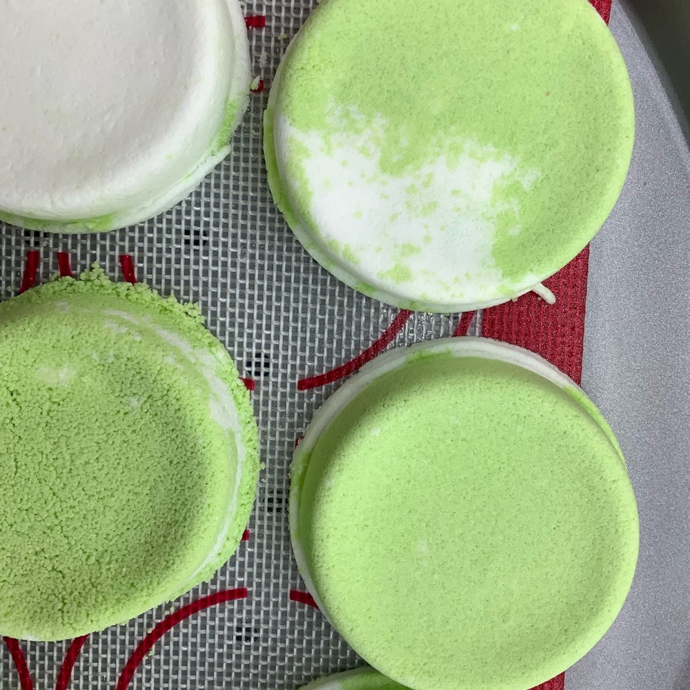 Handmade Spearmint/Rosemary shower steamers great for  those seasonal blah days.